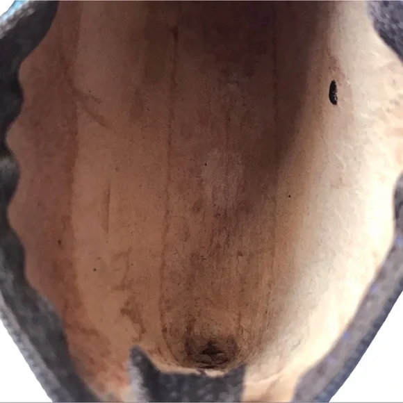 1 LEFT! Genuine Leather Handmade Handcrafted Hummingbird Wristlet Pouch - Picture 4 of 4